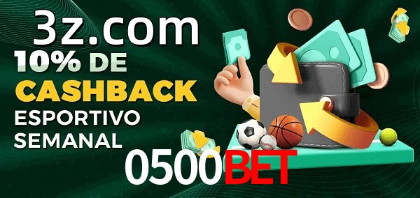 10% de bônus de cashback na 0500BET